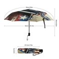 thumbnail image 2 of Facannap Motorcycle Flag Helmet Three-Fold Umbrella - For Outdoor Use, Special Gift Portable Umbrella for Rain and Sun Protection Automatic, 2 of 6