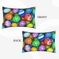 thumbnail image 2 of Rateoe Colorful Easter Eggs1 Pattern Pillow Covers with Invisible Zipper(Pillows are not Included) Standard Pillowcases-20"x30", 2 of 6