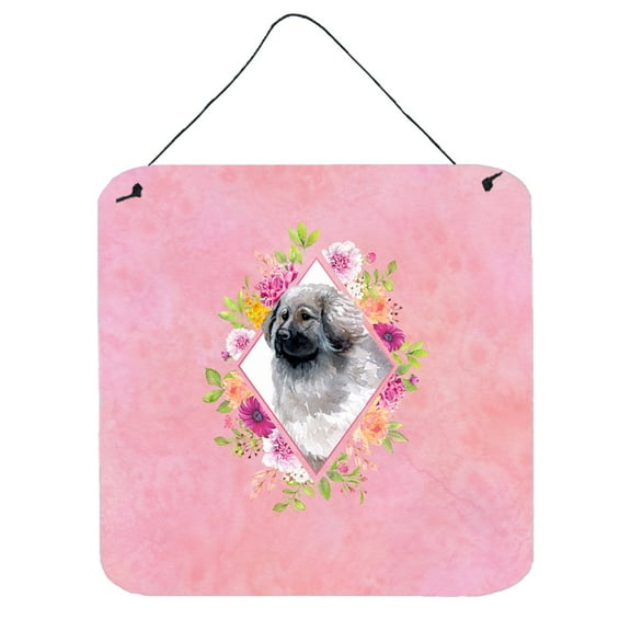Moscow Watchdog Pink Flowers Wall or Door Hanging Prints