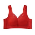 thumbnail image 2 of Sheghy Teen Girls Bralette-Wireless Thin Comfort Everyday Bra/Women Bras Push up,Red, 2 of 3