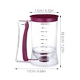 thumbnail image 2 of LOLIPPYY Plastic Batter Dispenser with Wide Opening for Easy Cupcake and Muffin Mix Pouring, 2 of 8