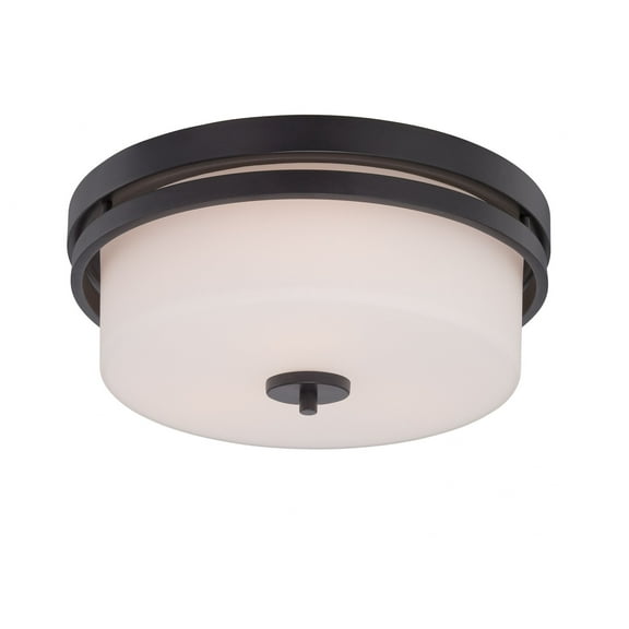 Nuvo 60-5307 - Parallel - 3 Light Flush Fixture w/ Etched Opal Glass