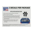 thumbnail image 4 of Window Decals, 2-Pack, My Kids Have Four Paws (Black Dog/Cat Paw), 4.5" x 4.25" Vinyl Stickers, 4 of 6