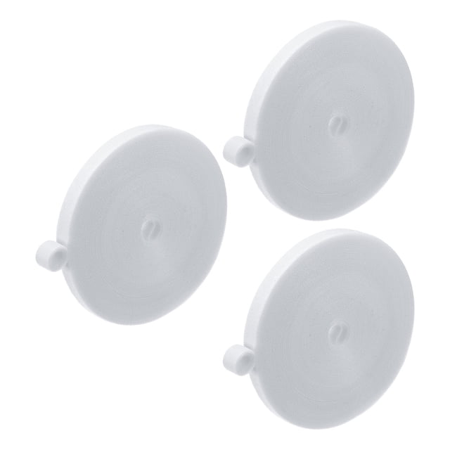 Uxcell Cinta de Jardín de 3 Rollos, 33 ft x 0.4 in Ataduras de Plantas/ Vides, Blanca