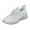 White, variant on Sopiago Running Shoes Shoes for Women Fashion Summer Flat Bottom and Thick Bottom Light Lace Up Colorblock and Simple Style Easter Grey,38