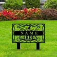 thumbnail image 3 of Custom Name Numbers Metal Yard Sign Art Home Outdoor Decoration Courtyard Plaque Garden Stake Party Decor, 3 of 5
