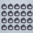 thumbnail image 1 of ADDHAT 50Ud Clips Para Red De Resistentes En Material Plástico Negro, 1 of 8
