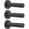 thumbnail image 1 of Tope de puerta de 3,5 pulgadas, de acero inoxidable con puntas de goma, para montaje en pared, 3 unidades, 20241206..020, 1 of 5