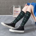thumbnail image 7 of Women's Knee High Socks Scottish Tartan Plaid Outdoor Casual Tube Socks, 7 of 7