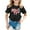 Black, variant on Hienoo Infant Girls Mother's Day T-Shirt Letter Print Short Sleeve T Shirt, Sizes 1-9