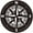 Compass, variant on Compass Iron Wall Art Decorations Black Metal Wall Art Decor Compass Pattern Wall Sculptures for Home Kitchen Patio Bedroom Living Room Bathroom Office Outdoor Indoor Decoration DIY