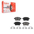 thumbnail image 1 of SIM Rear Semi-Metallic Disc Brake Pads SIM-1722 for Car 2014-2020 Fiat 500L, 1 of 8