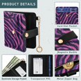thumbnail image 5 of Small Wallet For Women Bifold Leather Pocket Coin Credit Card Holder With RFID Blocking Zebra, 5 of 6