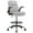 Gray, variant on Misolant Drafting Chair, Tall Office Chair for Standing Desk, Standing Desk Chair with Adjustable Height and Flip-up Arm, Leather Drafting Chair, High Office Chair for Counter Height Desk