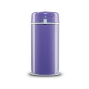 Bubula Premium Steel Diaper Waste Pail with Air Tight Lid and Lock, Lavender