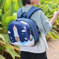 thumbnail image 6 of gcong Stylish School Backpack With Cartoon Ice Rocket Design Rucksack For Everyday Use And Casual Outings Dark Blue, 6 of 6
