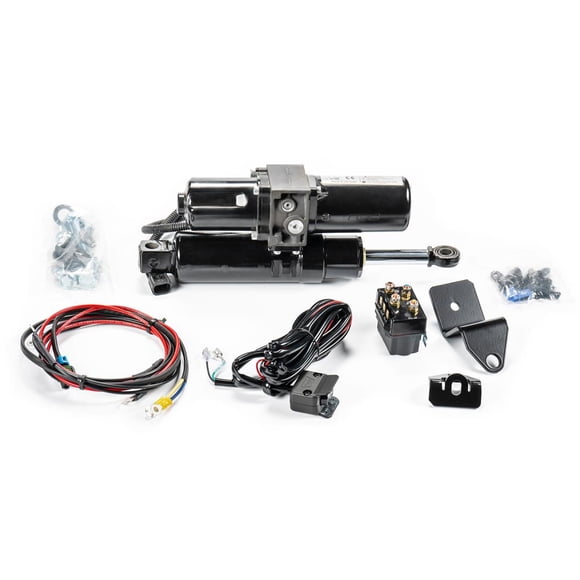 Warn Snow Plow Hydraulic Cylinder 103810 Provantage II; Power Pivot For ProVantage II ATV Pushtubes; For Blade Angling; 20-1/2 Inch Length; Single; With Mounting Hardware And Wiring Harness