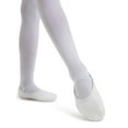 thumbnail image 4 of Capezio Hanami® Canvas Ballet Shoe - Child | White - Girls, 4 of 7
