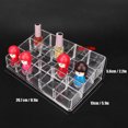 thumbnail image 3 of Organizador de maquillaje - Soporte para exhibición de esmalte de uñas - Caja de almacenamiento de herramientas de maquillaje de 15 rejillas con material premium para una ANGGREK Otros, 3 of 8