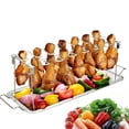 thumbnail image 1 of CHICHUMID Collapsible Chicken Leg Wing Rack with Stainless Steel Design 1 Set, 1 of 7