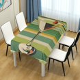 thumbnail image 4 of Yayeee Tablecloths 60" x 60" Rectangle Wrinkle Resistant Party Table Cover, Colorful Martini, 4 of 8