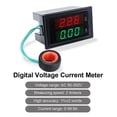 thumbnail image 2 of Digital Voltmeter Ammeter AC 80-300V 0-100A Voltage Current Meter Volt Amp Display Voltmeter Amperage Multimeter 2 in 1 with Current Transformer, 2 of 5