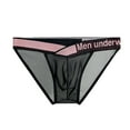 thumbnail image 1 of toraway Culotte Triangle Transparente Taille Basse pour Homme TG, 1 of 4
