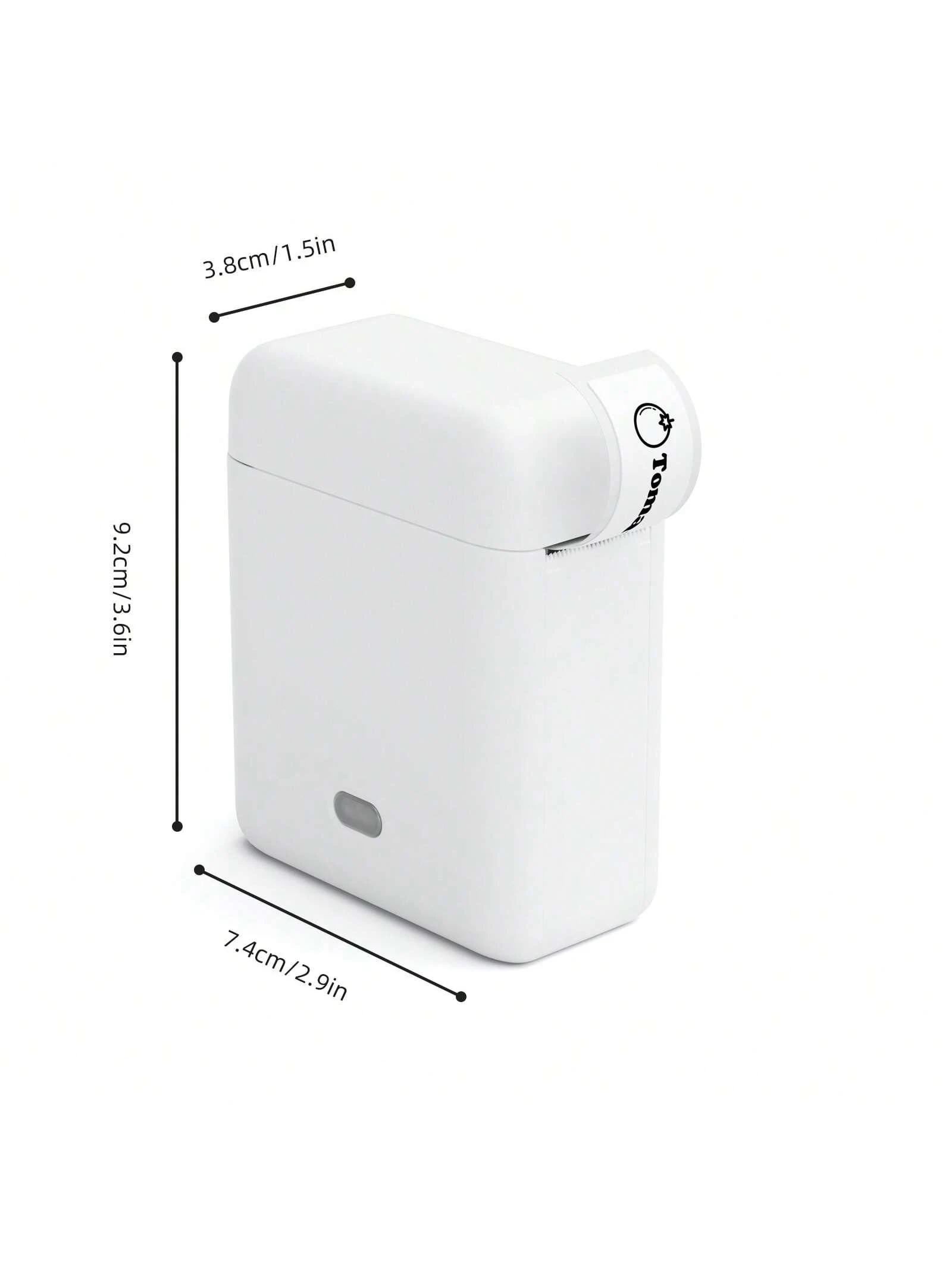 Portable Label Maker Machine with Tape - Wireless Mini Thermal Printer, Inkless Bluetooth Sticker Printer for Home, Office, DIY Projects