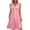 Pink, variant on Diufon Dresses for Women Casual Summer Boho Beach Dress Loose V Neck Sleeveless Sundresses with Pockets