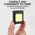 thumbnail image 4 of Juego de luces delanteras y traseras para bicicleta recargables por USB | Mini linterna LED COB para ciclismo nocturno | Luz delantera y trasera portátil para bicicleta con soporte elástico | Luz de, 4 of 9