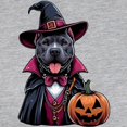 thumbnail image 3 of CafePress - Costumed Pitbull Halloween Women's Baseball T Shirt - Womens Baseball Tee, 3 of 4
