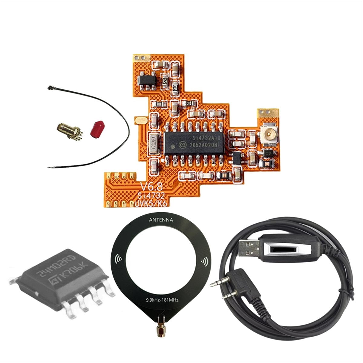 Módulo FPC SI4732 V6.8 + Chip 2M + Kit de Cable de Escritura para ...