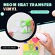 thumbnail image 3 of Vinilo termotransferible HTV - 30x25cm, 10 láminas, vinilo termorretráctil neón verde y azul para camisetas, 3 of 4