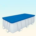 thumbnail image 5 of SWETRACE 1Pcs Blue Rectangular Pool Cover for Outdoor Pool Use Rainproof Dustproof Anti Skid 102 36x66 93x24 02 Inch, 5 of 8