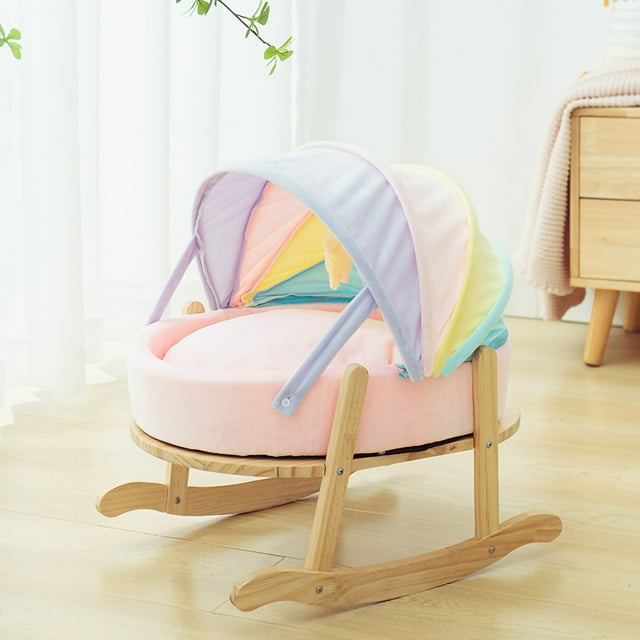 Cat Nest Cat Bed Pet Sofa Cat Cave Bed Rainbow Cat Nest Four Seasons Available Bottom Skid Resistance Design Soft Comfortable Cat House For Cats Dogs Pets ANGGREK Otros