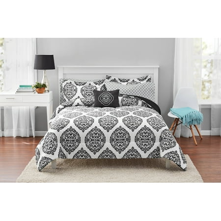 Mainstays Global Damask Bed In A Bag Coordinated Bedding Twin