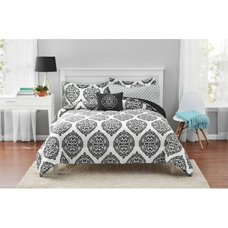 Mainstays Global Damask Bed in a Bag Coordinated