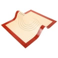thumbnail image 1 of OULII Reusable Silicone Baking Mat Nonstick Kitchen Oven Mat Khaki Food Safe Baking Sheet, 1 of 5