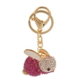 thumbnail image 3 of Charm Rabbit Crystal Rhinestone Coche Colgante Mujeres Monedero Lvero Lvero BLESIY Llavero, 3 of 7