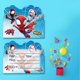thumbnail image 4 of 2025 Latest Model 50PCS Spidey and His Amazing Friends Birthday Party Invitations card,Spi, 4 of 5