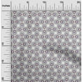 thumbnail image 1 of oneOone Viscose Chiffon Fabric Peacock Feather Ikat Print Fabric By The Yard 42 Inch Wide, 1 of 4