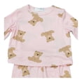 thumbnail image 3 of Pijama George para Niña con diseño de Oso Rosa Talla 1 2 Piezas, 3 of 4