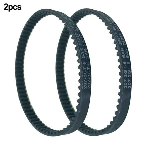 FANJIE 2 Pack Belt Replacement for Shark LA301 LA300 LA322 IZ362H Part 207-3GT-6 / HTD 207-3M