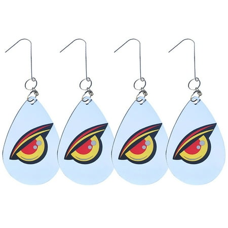 labakihah ornaments eye decoy to scare birds away bird device with hanging outdoors reflective scarer and bird sticker keep birds away home and garden room decor