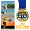 thumbnail image 4 of Medalla Pickleball 6 8 Cm Medallas Ganador Metal para Competiciones Juegos (oro), 4 of 9