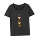 thumbnail image 4 of Camiseta básica de ajuste regular para mujer, camiseta básica para vacaciones, playa, desplazamientos S, 4 of 7