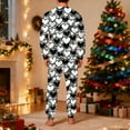 thumbnail image 4 of Lorytime Valentines Couple Pajamas Matching Sets Vacation Heart Crewneck Long Sleeve Tops Pants with Pockets Mens Homewear, 4 of 8
