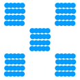 thumbnail image 3 of ZLight Inflated Swimming Pool Repair Patch Inflatable Boat Mattress Waterproof Patches Strong Stickiness Puncture Fixing Round 20PCS 5Set, 3 of 6