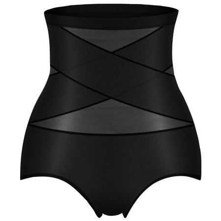 WMTBSRSW Womens High Waisted Tummy Control Panties Seamless Slimming Body Shaper Underwear Shapewear Panty Strentchy Breathable No Show Briefs