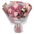 thumbnail image 1 of jifeng Artificial Flowers Box Set Rose Flower Gift Centerpieces Arrangements in Box for dark pink, 1 of 8